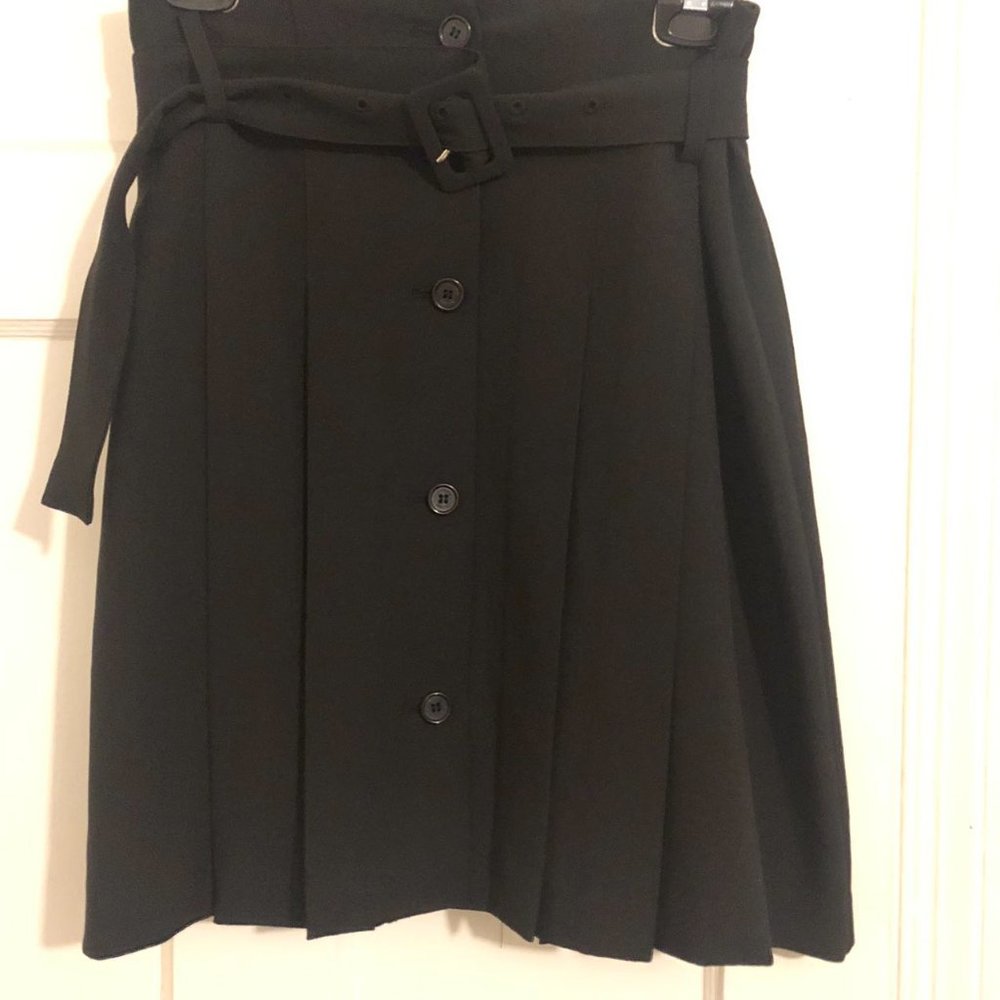 korean Pleated black skirt